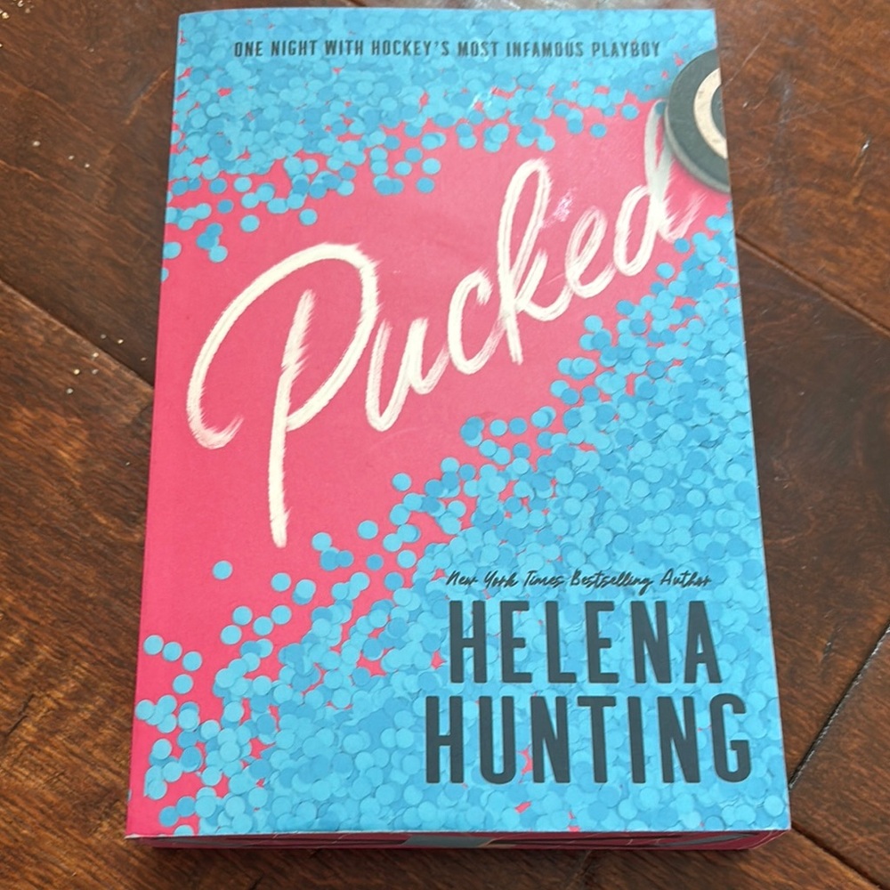 'Pucked' Novel - Pink and Blue Cover
